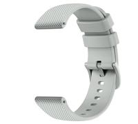 Correa de silicona de 18 mm para Fossil Women's Gen 6 42 mm/Gen 5E 42 mm para Charter para HR Band para Garmin para Vivoactive 4S Venu 2S pulsera de 40 mm, gris, 18 mm