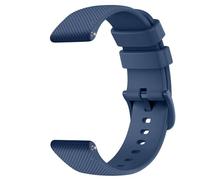 Correa de silicona de 18 mm para Fossil Women's Gen 6 42 mm/Gen 5E 42 mm para Charter para HR Band para Garmin para Vivoactive 4S Venu 2S pulsera de 40 mm, azul marino, 18 mm