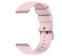 Correa de silicona de 18 mm para Fossil Women's Gen 6 42 mm/Gen 5E 42 mm para Charter para HR Band para Garmin para Vivoactive 4S Venu 2S pulsera de 40 mm, rosa rosa, 18 mm