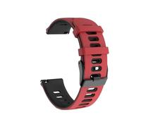 Correa de silicona de 22 mm apta for SUUNTO Ocean/VERTICAL/5 9 PEAK PRO/DLC/RACE Band apta for HUAWEI Watch GT5 GT4 46 mm GT 2 Pulsera de repuesto(Red)