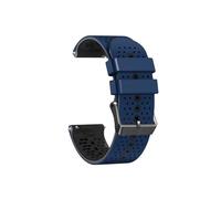 Correa de silicona de 22 mm compatible con Suunto Vertical / 9 PEAK Pro / 9 Peak / 5 Peak, accesorios de repuesto for pulsera de reloj(Midnight blue Black)