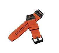 Correa de silicona de 22 mm y 26 mm compatible con for Garmin Watch Fenix 7X 7 Pro Solar/6X 6 Sapphire 5 5X Plus 3 3HR/Epix QuickFit Band Bracelet(Orange,26mm)