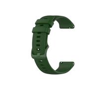 Correa de silicona de 22mm 20mm 18mm compatible con Garmin Forerunner 255 255S Music 245 55/Venu 2 Plus 2S/Vivoactive4 4S. Accesorios for relojes.(Green,20mm)