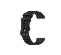 Correa de silicona de 22mm 20mm 18mm compatible con Garmin Forerunner 255 255S Music 245 55/Venu 2 Plus 2S/Vivoactive4 4S. Accesorios for relojes.(Black,20mm)