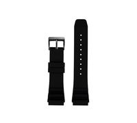 Correa de silicona de 22mm de abeto for reloj de buceo for CASIO Swordfish MDV-106 MDV-107 MTP-VD01D Efr-303l correa de reloj verde for hombre (Color : Black black, Size : 22mm)