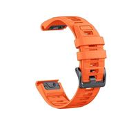 Correa de silicona de dos tonos compatible con for Garmin Fenix E 8 7X 7 6 6X/Epix Pro Gen 2/Tactix(Orange,22mm-Epix Pro 47mm)