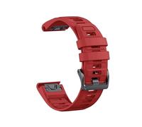 Correa de silicona de dos tonos compatible con for Garmin Fenix E 8 7X 7 6 6X/Epix Pro Gen 2/Tactix(Red,22mm-Fenix 7 7Pro)