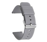 Correa de silicona de liberación rápida Correas de reloj universales 20 mm 22 mm 14 mm 16 mm 18 mm Accesorios for mujeres y hombres(Gray,22mm)