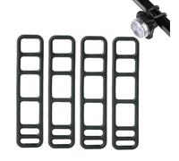 Correa De Silicona De Luz De Bicicleta - Cuerda De Fijación De Espejo Retrovisor, Accesorio De Soporte De Goma | Banda De Soporte De Luz Delantero De Luces Traseras, Clip De Engranaje De Bicicleta, Su