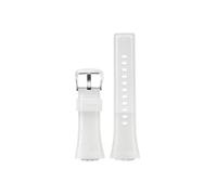 Correa de silicona de resina for reloj Compatible con Casio G-Shock GA-110 GM-110GB GA-100 GA-120 GA-700 GA-800(White-steel)
