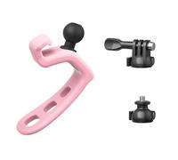 Correa de silicona flexible para montaje de cámara para bicicletas, monopatines, cuenta con soporte de manillar giratorio vertical de 180 grados y horizontal de 360 grados a prueba de golpes