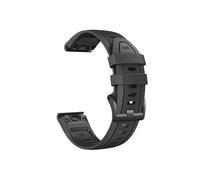 Correa de silicona for reloj Compatible con Garmin Fenix 8 7 Pro/Quatix 6 6X 5X/Epix Pro Gen 2 47mm 51mm,22mm 26mm(Black,Q ui ck f it 22mm)