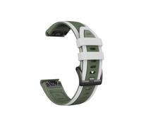 Correa de silicona for reloj Compatible con Garmin Fenix 8 7 Pro/Quatix 6 6X 5X/Epix Pro Gen 2 47mm 51mm,22mm 26mm(Gray green,Q ui ck f it 26mm)
