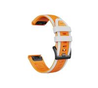 Correa de silicona for reloj Compatible con Garmin Fenix 8 7 Pro/Quatix 6 6X 5X/Epix Pro Gen 2 47mm 51mm,22mm 26mm(Gray orange,Q ui ck f it 26mm)