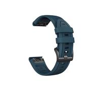 Correa de silicona for reloj Compatible con Garmin Fenix 8 7 Pro/Quatix 6 6X 5X/Epix Pro Gen 2 47mm 51mm,22mm 26mm(Navy blue,Q ui ck f it 26mm)
