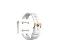 Correa de silicona for reloj Fit for Garmin LilY, repuesto de pulsera, accesorios (Color : White)