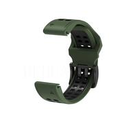 Correa de silicona for reloj Garmin Fenix 8, 51MM, 47mm, 8E Enduro3 2, 7X, 7, 6X, 6 Pro, 5X, 5, pulsera de liberación rápida, 22 y 26MM(A Army green,26mm width strap)