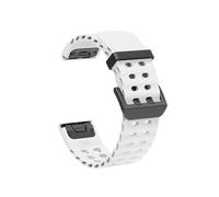 Correa de silicona for reloj Garmin Fenix 8, 51MM, 47mm, 8E Enduro3 2, 7X, 7, 6X, 6 Pro, 5X, 5, pulsera de liberación rápida, 22 y 26MM(White,26mm width strap)