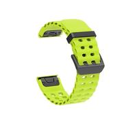 Correa de silicona for reloj Garmin Fenix 8, 51MM, 47mm, 8E Enduro3 2, 7X, 7, 6X, 6 Pro, 5X, 5, pulsera de liberación rápida, 22 y 26MM(Grass green,26mm width strap)