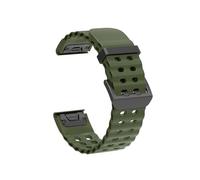 Correa de silicona for reloj Garmin Fenix 8, 51MM, 47mm, 8E Enduro3 2, 7X, 7, 6X, 6 Pro, 5X, 5, pulsera de liberación rápida, 22 y 26MM(Army green b,26mm width strap)