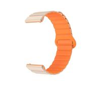 Correa de silicona for reloj Garmin Venu 3 2 Plus SQ Vivoactive 4S 4 3 Forerunner 245 255S 265(Starlight orange,20mm Width)