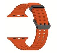 Correa de silicona Ocean para Apple Watch 38/40/41/42/44/45/46/49 mm | Diseño transpirable, para hombres y mujeres, serie 1-11 y Ultra, varios colores, ajuste cómodo