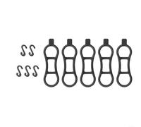 Correa de silicona para bicicleta, soporte para lámpara de manillar, herramienta de ordenador, correa elástica, accesorios de fijación, bicicleta de montaña, bicicleta de carretera, 5 piezas (A 5
