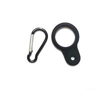 Correa de silicona para botella de agua con soporte de clip para mochilas, gancho ligero para senderismo, correr, ciclismo, equipo de hidratación seguro manos libres para entusiastas de los deportes