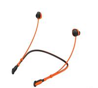 Correa de silicona para el cuello para auriculares Bose (2024) Solución portátil de perfil bajo para evitar pérdidas durante la actividad (negro naranja)