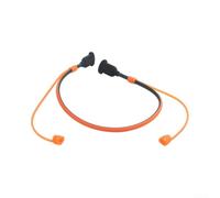 Correa de silicona para el cuello para Samsung para Galaxy para buds 3 Pro FE de ajuste seguro, cable anticaídas, banda deportiva, accesorio de entrenamiento al aire libre, negro y blanco (negro +