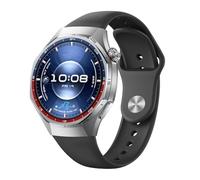 Correa de silicona para Huawei Watch GT 6 Pro con hebilla inversa ajustable, color negro
