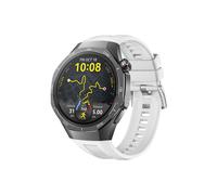 Correa de silicona para Huawei Watch GT5 Pro de 46 mm White + Silver