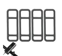Correa de silicona para iluminación de bicicleta, correas de accesorios de luz trasera de faro de bicicleta, cuerda de correa fija para registrador de espejo retrovisor de conducción