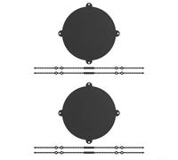 Correa de silicona para pan para hornear masa madre en hornos holandeses, cuenta con asas largas y no para una colocación y recuperación segura del pan (color negro, 8 pulgadas)