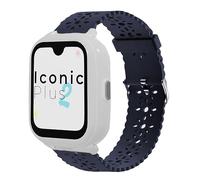 Correa de Silicona para SaveFamily Iconic Plus 2, Senior, SaveWatch Plus 4G, Slim 4G, Enjoy,SaveWatch Plus 2-Cinturón Transpirable y Suave,Compatible con Smartwatch Repuesto Deportivo Pack de Lace