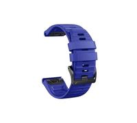 Correa de silicona Quic kFit de 26mm 22mm Compatible con Garmin Fenix 7X 7 Pro 6 6X/Epix Pro Gen 2 51mm 47mm/Tactix Accesorios de correa de reloj(Royal Blue,For Width 22mm)