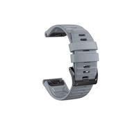 Correa de silicona Quic kFit de 26mm 22mm Compatible con Garmin Fenix 7X 7 Pro 6 6X/Epix Pro Gen 2 51mm 47mm/Tactix Accesorios de correa de reloj(Grey,For Width 26mm)