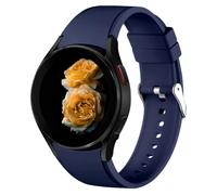 Correa de silicona quick release Compatible with Samsung Galaxy Watch FE 7 6 5 4 Band 40 44mm/6 Classic 43 47mm/4 Classic 42 46mm/5 Pro 45mm Band, one-click sin hueco deportiva unisex, Azul