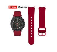 Correa de silicona Ridge Sport para Samsung Galaxy Watch 4 Classic (46 mm y 42 mm), color rojo vino