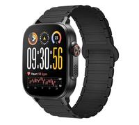 Correa de Silicona Suave con Cierre magnético 22mm - Compatible con Realme Watch 5, 2 Pro/3 Pro, Watch 2/3/S2 Reloj Inteligente- Banda Deportiva Unisex para Hombre y Mujer (Negro)