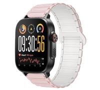 Correa de Silicona Suave con Cierre magnético 22mm - Compatible con Realme Watch 5, 2 Pro/3 Pro, Watch 2/3/S2 Reloj Inteligente- Banda Deportiva Unisex para Hombre y Mujer (Rosa)
