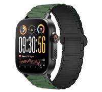 Correa de Silicona Suave con Cierre magnético 22mm - Compatible con Realme Watch 5, 2 Pro/3 Pro, Watch 2/3/S2 Reloj Inteligente- Banda Deportiva Unisex para Hombre y Mujer (Verde)