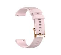 Correa de silicona suave de 20 mm con desmontaje rápido, compatible con Garmin Vivoactive 3/Venu 2 Plus/Forerunner 245 645 55(Rose pink,Forerunner 245M 645)