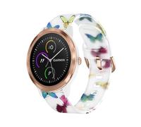 Correa de silicona suave de 20 mm con desmontaje rápido, compatible con Garmin Vivoactive 3/Venu 2 Plus/Forerunner 245 645 55(E,For GarminMove Sport)
