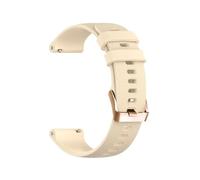 Correa de silicona suave de 20 mm con desmontaje rápido, compatible con Garmin Vivoactive 3/Venu 2 Plus/Forerunner 245 645 55(Beige,Forerunner 245M 645)