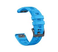Correa de silicona suave de 22 y 26 mm de ajuste rápido for pulseras Garmin Fenix8 de 47 y 51 mm, 5, 5XPlus, 6, 6Pro y 7Pro Instinct