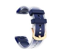 Correa de silicona transparente Glaciar de liberación rápida de 20 mm compatible con for Garmin Fenix8 43 mm 7S Sapphire Solar 6S Pro 5S Plus
