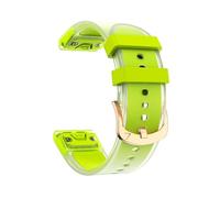 Correa de silicona transparente Glaciar de liberación rápida de 20 mm compatible con for Garmin Fenix8 43 mm 7S Sapphire Solar 6S Pro 5S Plus