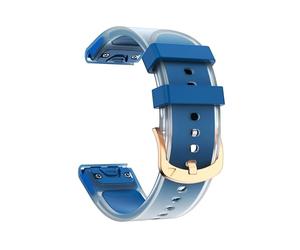 Correa de silicona transparente Glaciar de liberación rápida de 20 mm compatible con for Garmin Fenix8 43 mm 7S Sapphire Solar 6S Pro 5S Plus