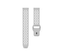 Correa de silicona universal de ajuste rápido de 20 a 22 mm for Samsung Watch4/5/6 Band Fit for Huawei GT2 Sport Muñequera Fit for Garmin Vivoactive 4 Correa de goma(Light gray,20mm)